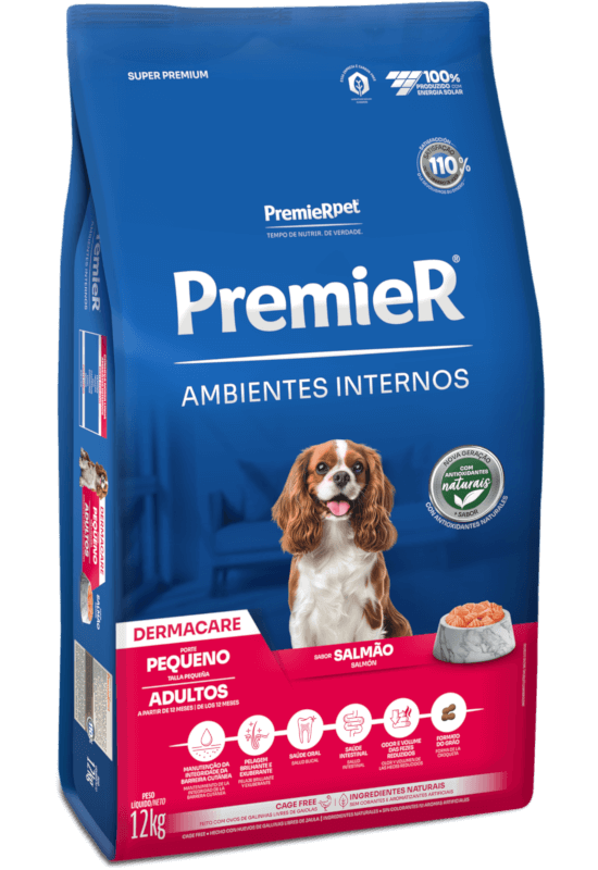PremieR Ambientes Internos Perros Adultos Talla Pequeña Salmón Dermacare