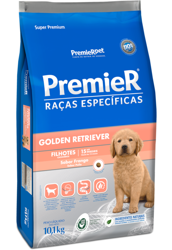 PremieR Razas Específicas Golden Retriever Cachorros Porte Grande Sabor Pollo