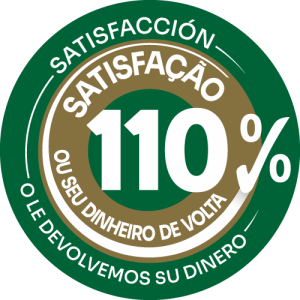 100% de satisfação - Verde