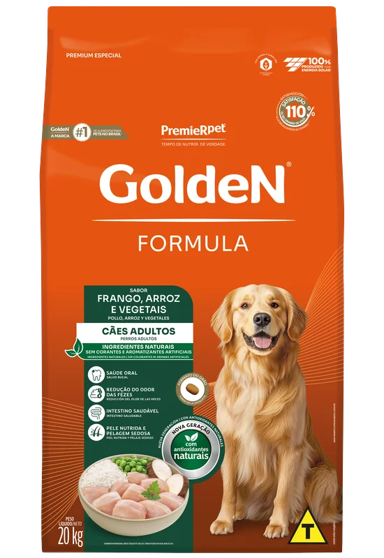 GoldeN Formula Cães Adultos Frango & Arroz