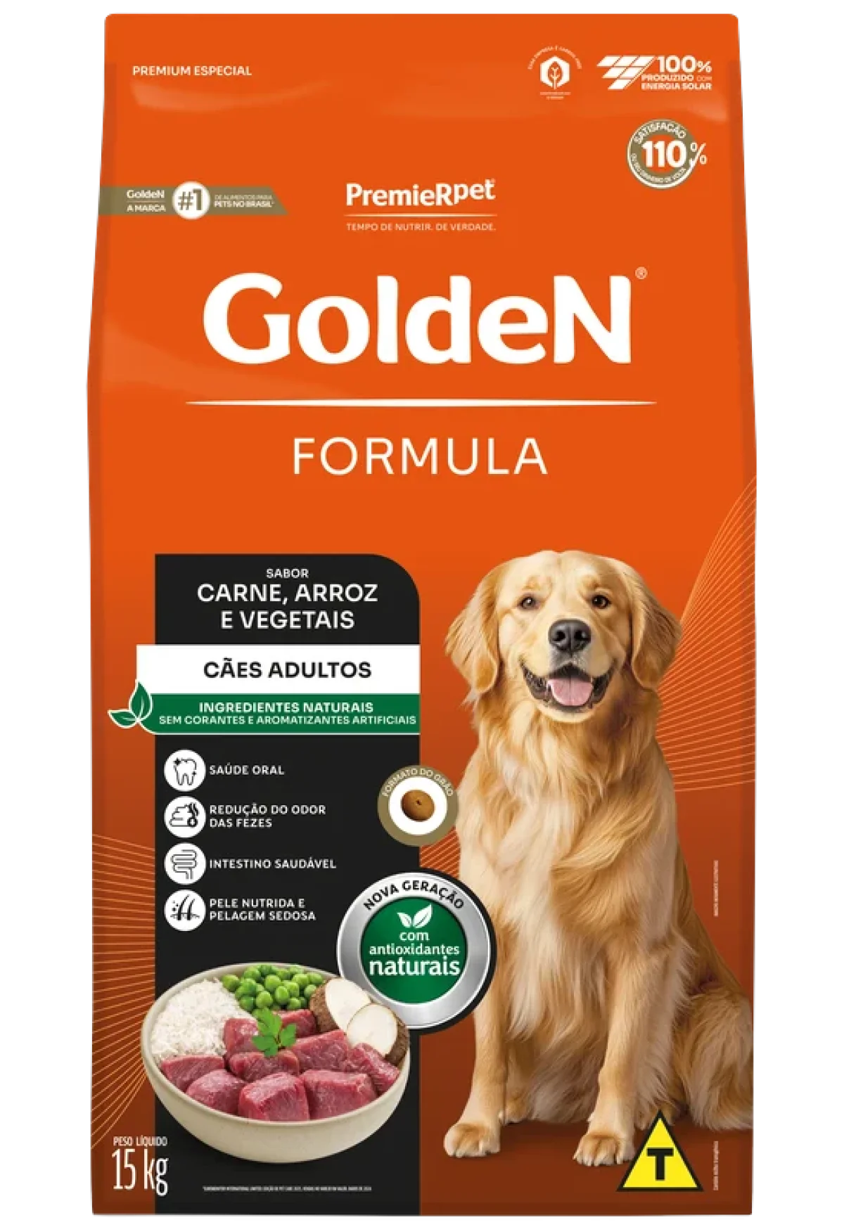EOLIE ゴブレット 250ml ゴールド GoldeN Formula para Cães Adultos | Sabor Carne & Arroz