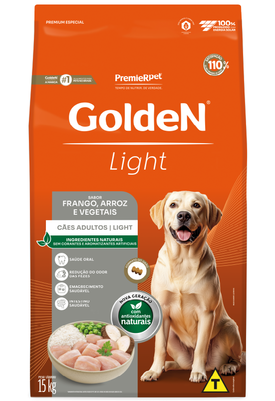 GoldeN Formula Cães Adultos Frango & Arroz Light