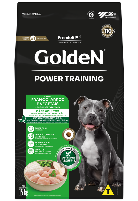 GoldeN Power Training Cães Adultos Frango & Arroz