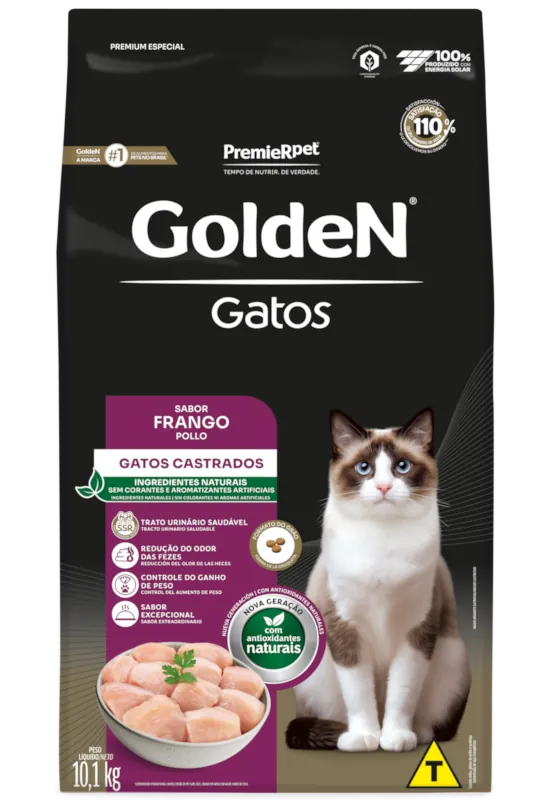 GoldeN Gatos Castrados Frango