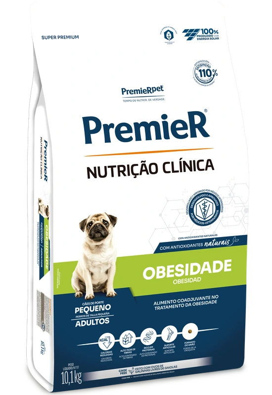 PremieR Nutrição Clínica Cães Adultos Porte Pequeno Obesidade