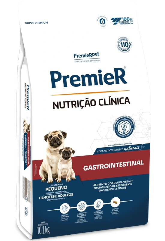 PremieR Nutrição Clínica Cães Adultos & Filhotes Porte Pequeno Gastrointestinal