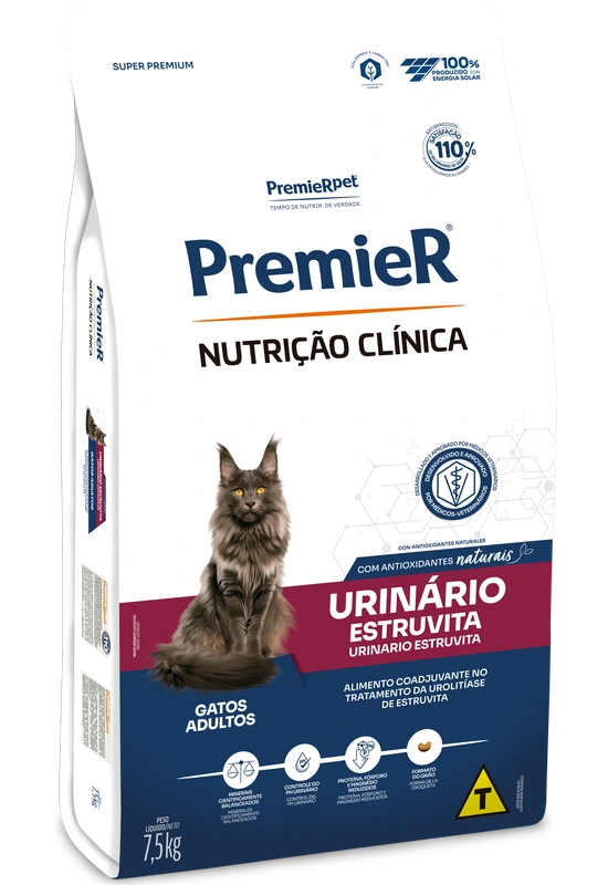 PremieR Nutrição Clínica Gatos Urinário Estruvita