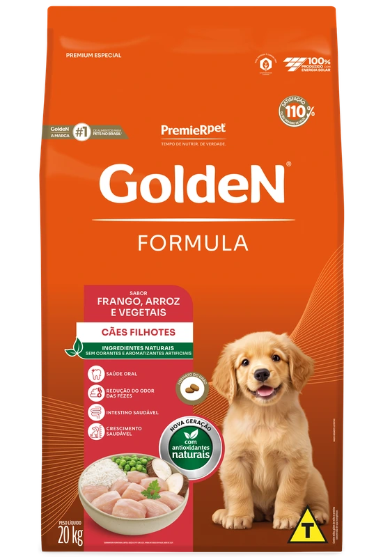 GoldeN Formula Cães Filhotes Frango & Arroz