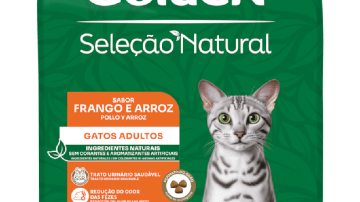 GoldeN Seleção Natural para Gatos Adultos | Frango & Arroz