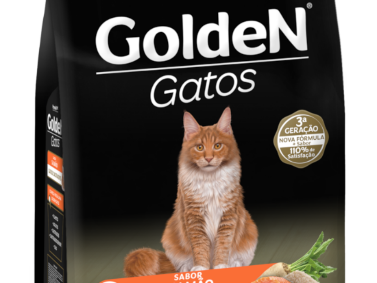 Golden Gatos Castrados Salmão 3kg
