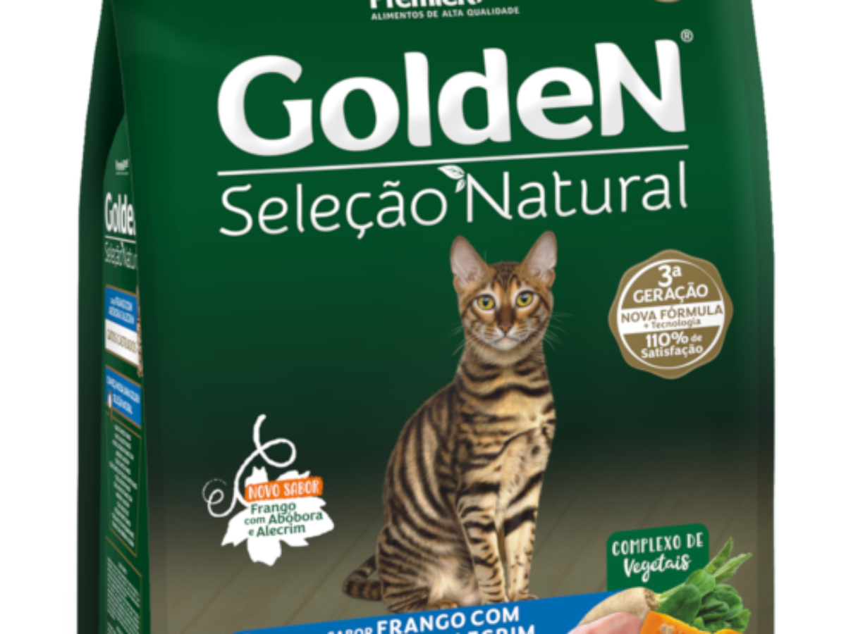 GoldeN Seleção Natural para Gatos | Frango, Abóbora&Alecrim