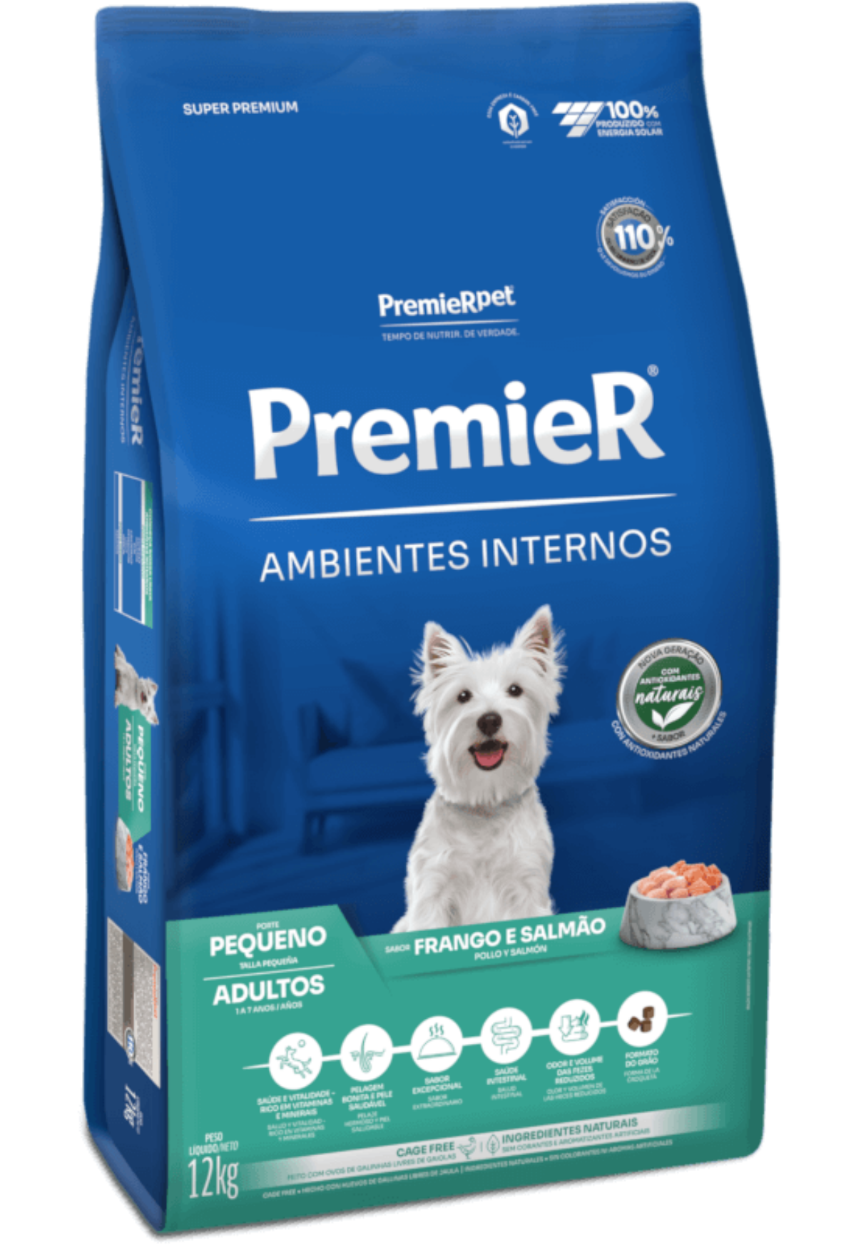 PremieR Ambientes Internos: Cães Adultos e de Porte Pequeno