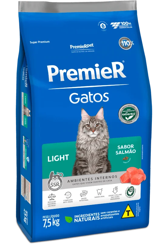 PremieR Gatos Adultos Salmão Light