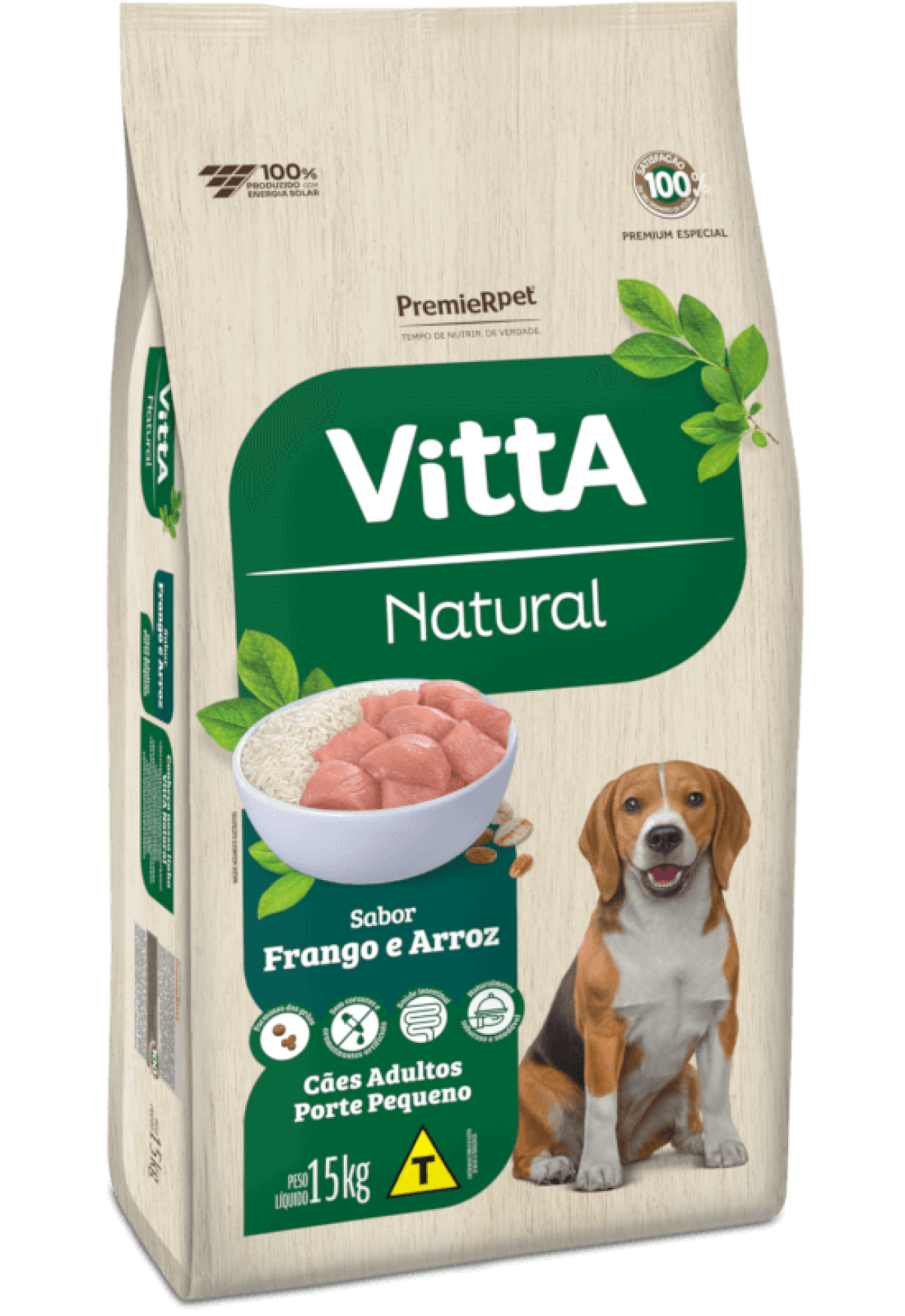 Vitta Natural Adultos: Frango e Cereais | Porte Pequeno