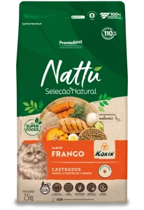 Nattu Seleção Natural Gatos Castrados Frango Korin