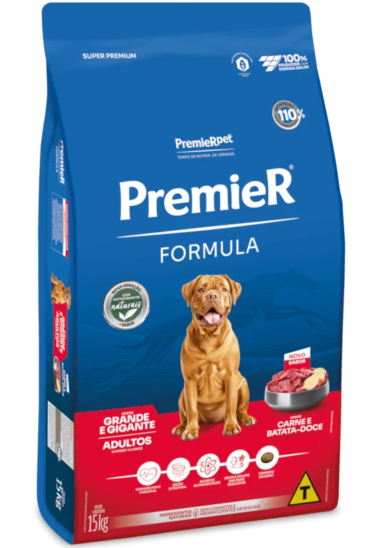 PremieR Formula Cães Adultos Porte Grande e Gigante Carne