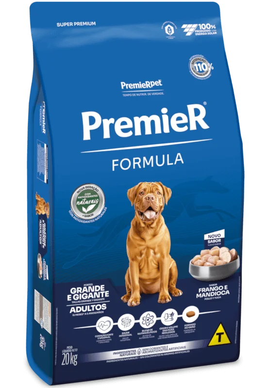 PremieR Formula Cães Adultos Porte Grande e Gigante Frango