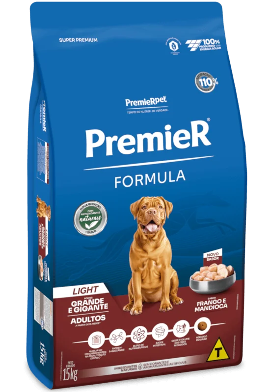 PremieR Formula Cães Adultos Porte Grande e Gigante Light Frango