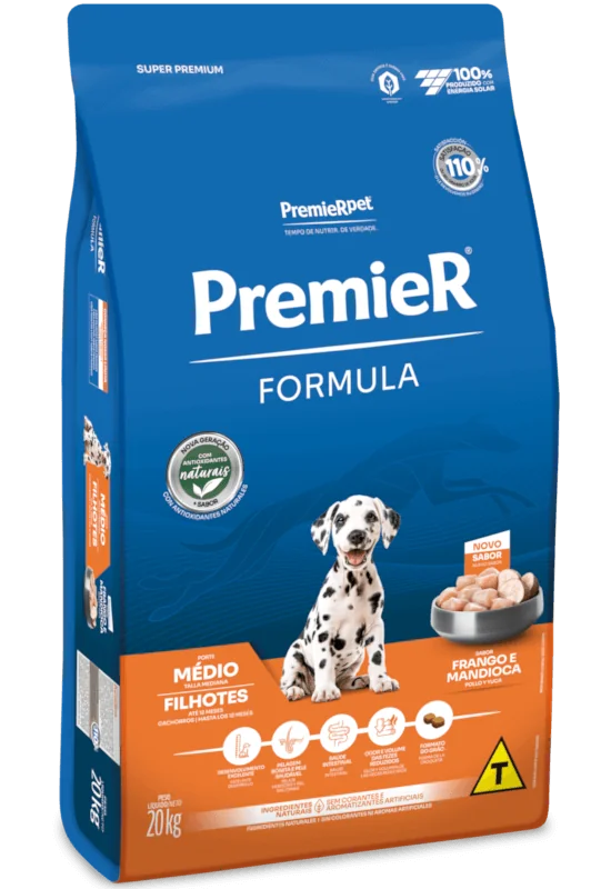 PremieR Formula Cães Filhotes Porte Médio Frango