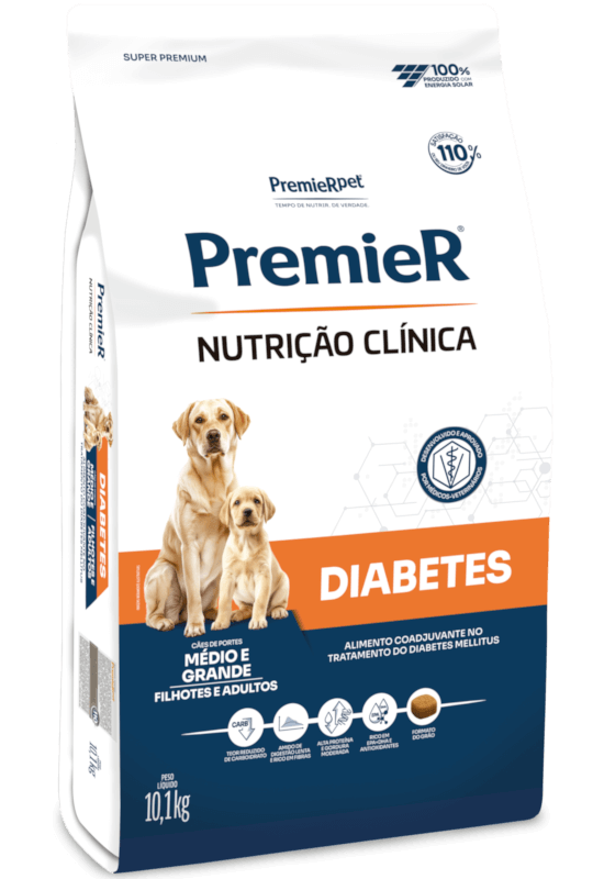 PremieR Nutrição Clínica Cães Porte Médio & Grande Diabetes