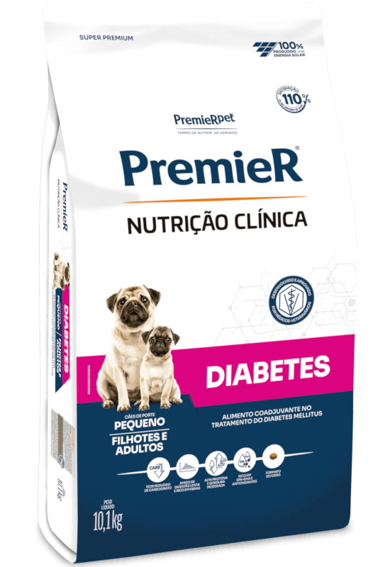 PremieR Nutrição Clínica Cães Adultos & Filhotes Porte Pequeno Diabetes