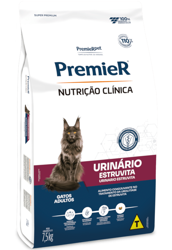 PremieR Nutrição Clínica Gatos Urinário Estruvita