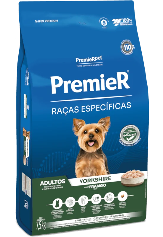 PremieR Raças Específicas Yorkshire Adultos Porte Pequeno Frango