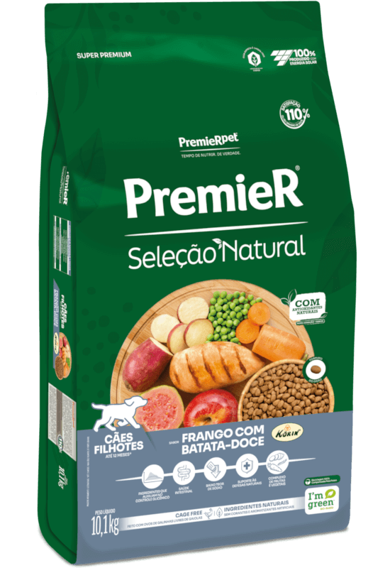 PremieR Seleção Natural Cães Filhotes Frango Korin® & Batata-doce