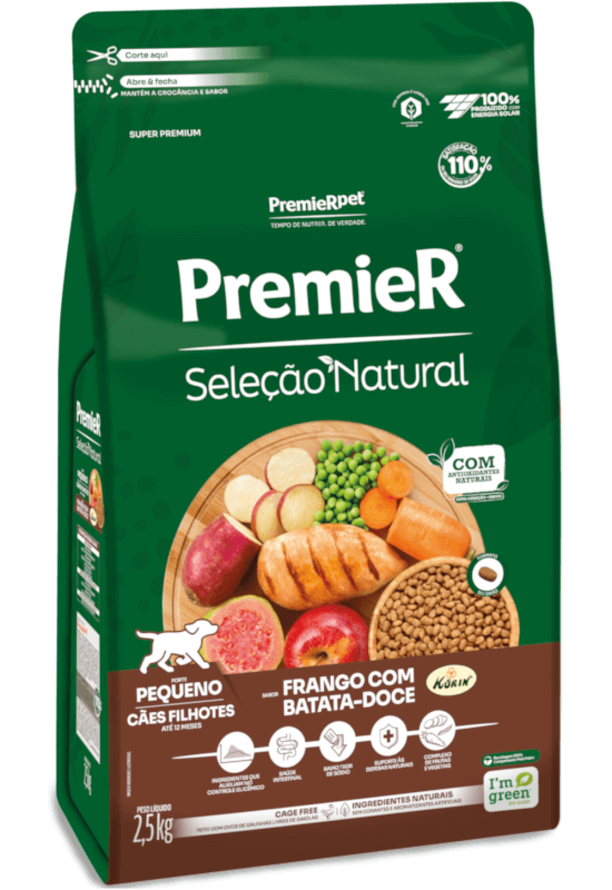 PremieR Seleção Natural p/ Cães Filhotes | Frango&Batata