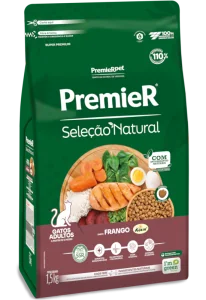 PremieR Seleção Natural Gatos Adultos Frango Korin