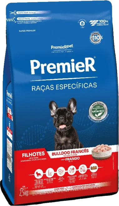 PremieR Raças Específicas Filhotes Frango Bulldog Francês