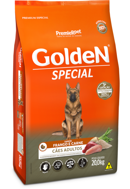 GoldeN Special Cães Adultos Frango e Carne