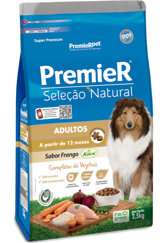 PremieR Seleção Natural Cães Adultos Frango Korin®