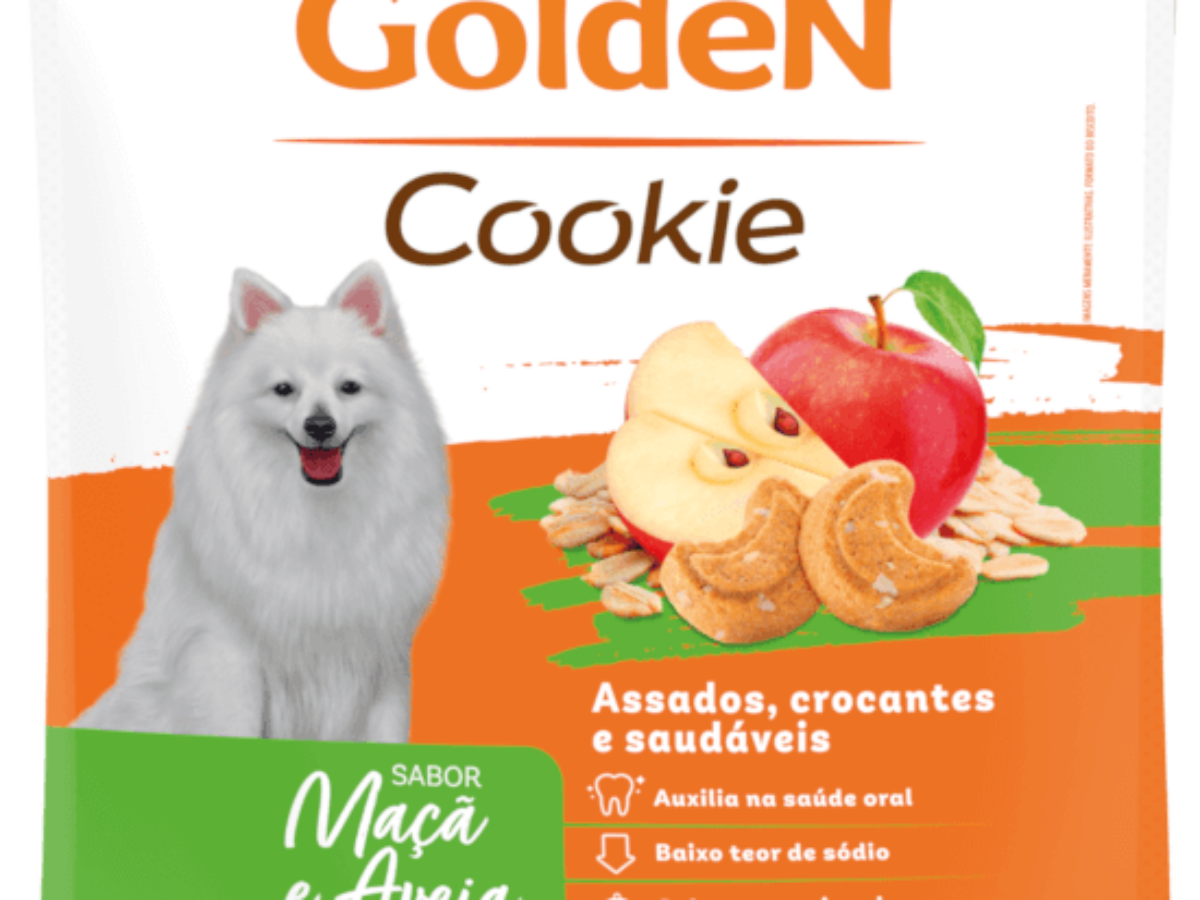 GoldeN Cookie para Cães Adultos | Sabor Maçã & Aveia