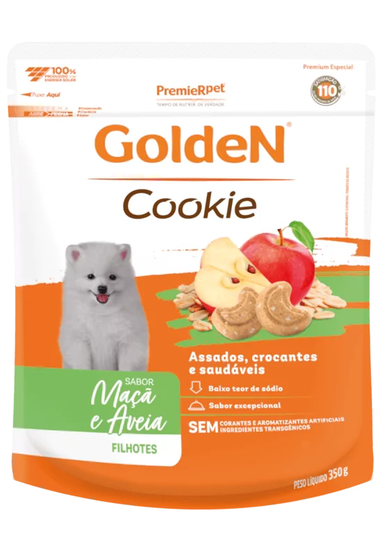 GoldeN Cookie Cães Filhotes Maçã & Aveia