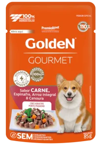 GoldeN Gourmet Cães Adultos Porte Pequeno Carne