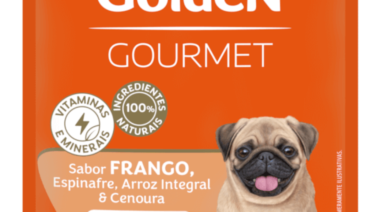 GoldeN Gourmet para Cães Adultos Pequenos | Sabor Frango