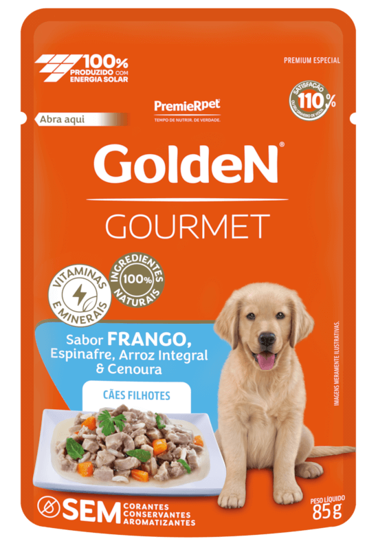 GoldeN Gourmet Cães Filhotes Frango