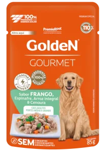 GoldeN Gourmet Cães Adultos Portes Médio e Grande Frango