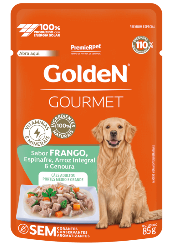 GoldeN Gourmet Cães Adultos Portes Médio e Grande Frango