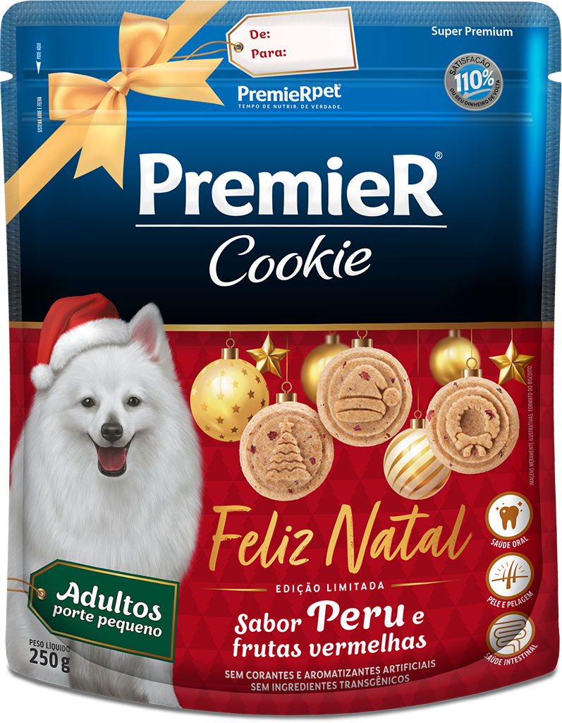 PremieR Cookie Cães Adulto Natal Edição Limitada
