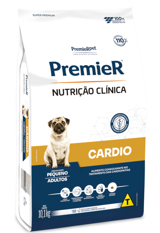 PremieR Nutrição Clínica Cães Adultos Porte Pequeno Cardio