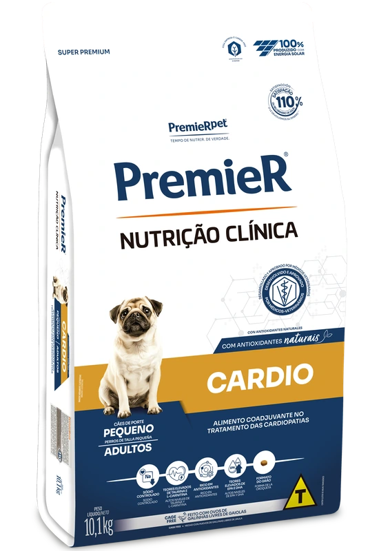 PremieR Nutrição Clínica Cães Adultos Porte Pequeno Cardio