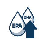 Teores elevados de EPA + DHA