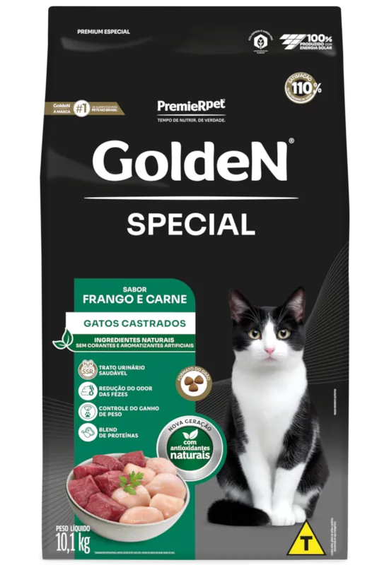 GOLDEN GATO CASTRADO 10KG