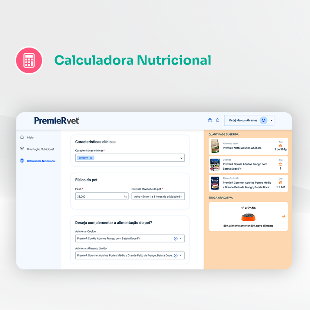 Calculadora Nutricional PremieRvet