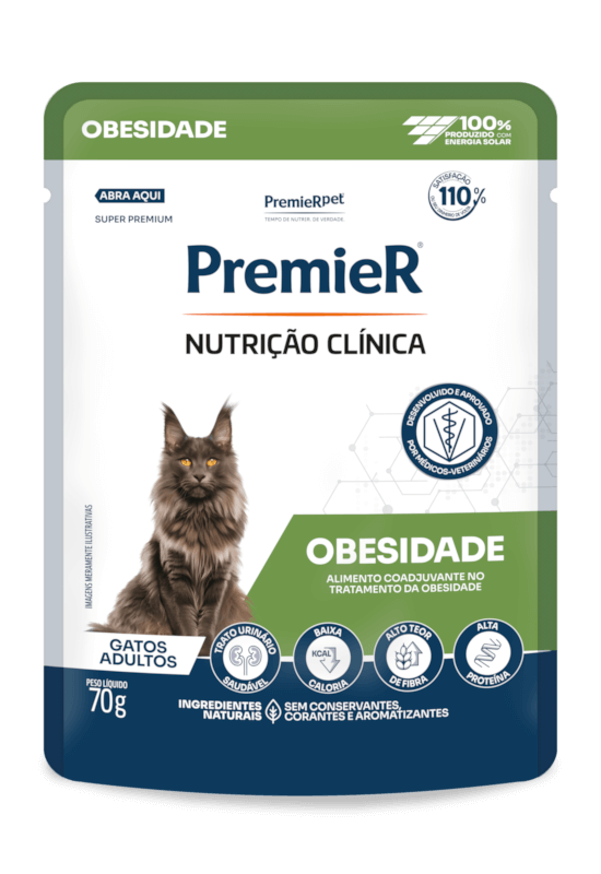 PremieR Nutrição Clínica Úmidos Gatos Obesidade