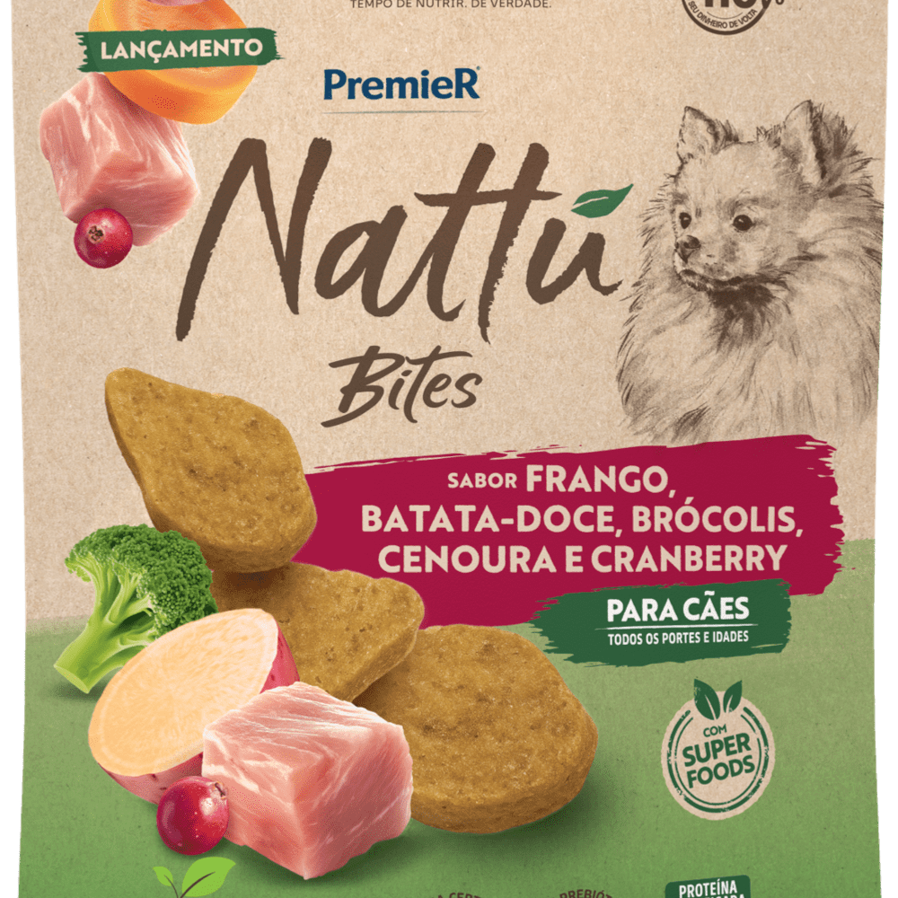 PremieR Nattu Bites Frango - Cães