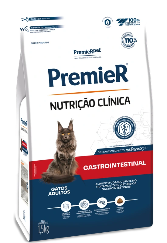 PremieR Nutrição Clínica Gatos Gastrointestinal