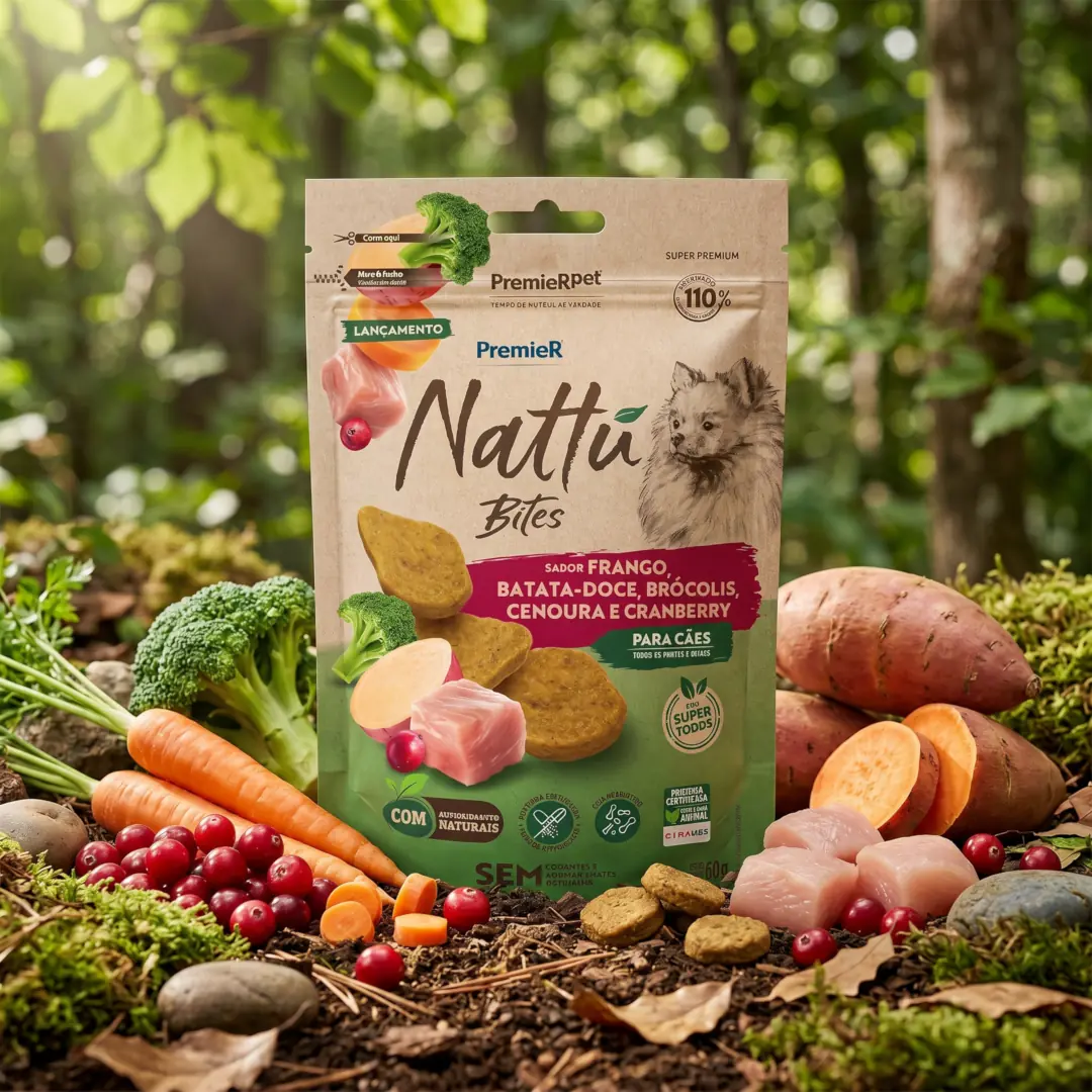 Nattu Bites em ambiente natural